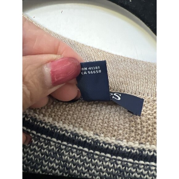 Chaps Petite Ralph Lauren Sweater L Cotton Aztec Blanket Southwest style - Picture 4 of 9